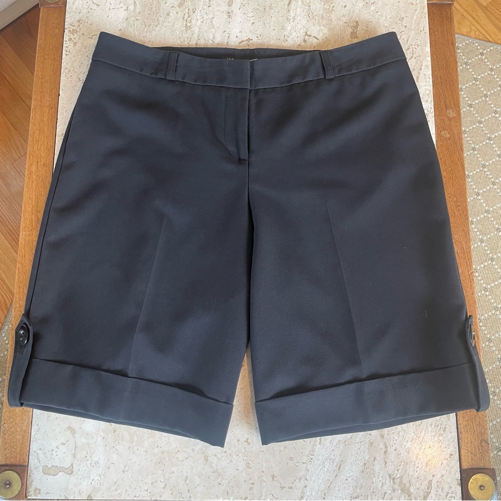 INC Black Shorts/ Size 10/ Dressy Material/ Approx 10.5” inseam/ Front zipper